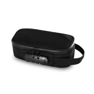 This light weight and portable travel case comes in black.