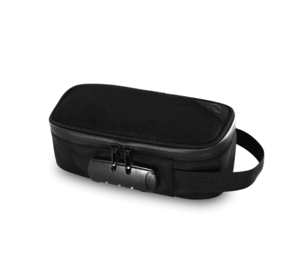 This light weight and portable travel case comes in black.